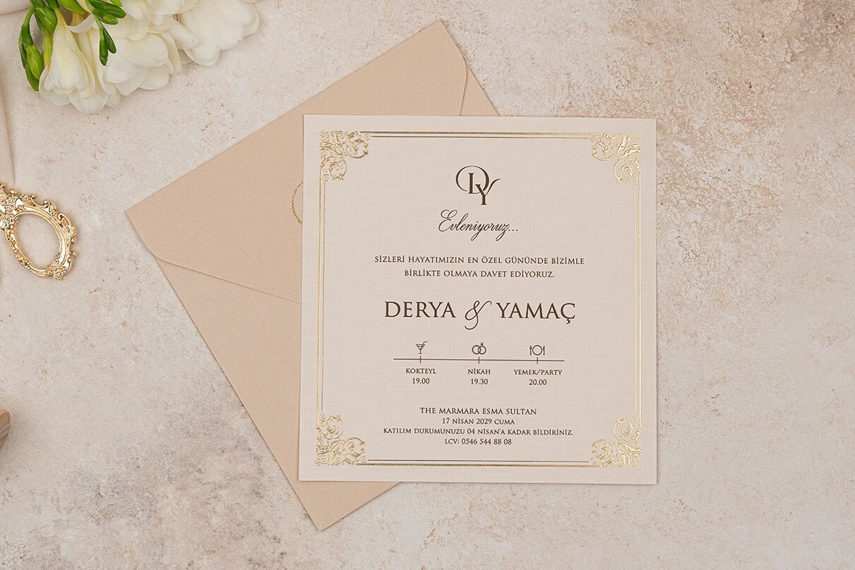 Erdem Düğün Davetiyesi