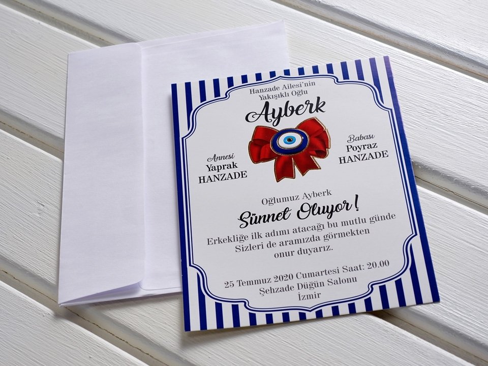 Sünnet Davetiyeleri