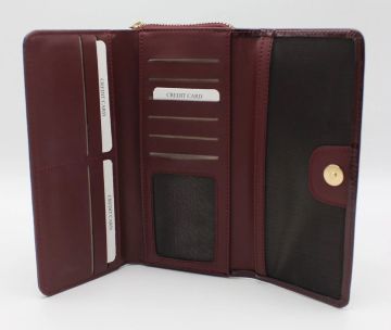 Lacivert-Bordo Kadın Cüzdan