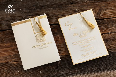 Lüks Düğün Davetiyeleri