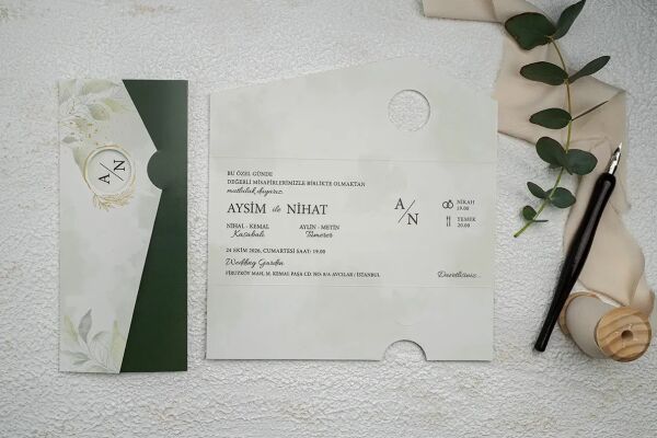 Nişan ve Düğün Davetiyesi