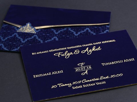 Lüks Düğün Davetiyeleri