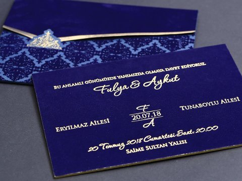 Lüks Düğün Davetiyeleri