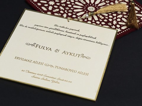 Lüks Düğün Davetiyeleri