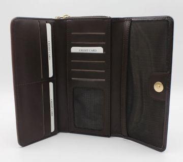 Taba-Kahve Kadın Cüzdan