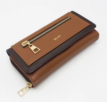 Taba-Kahve Kadın Cüzdan