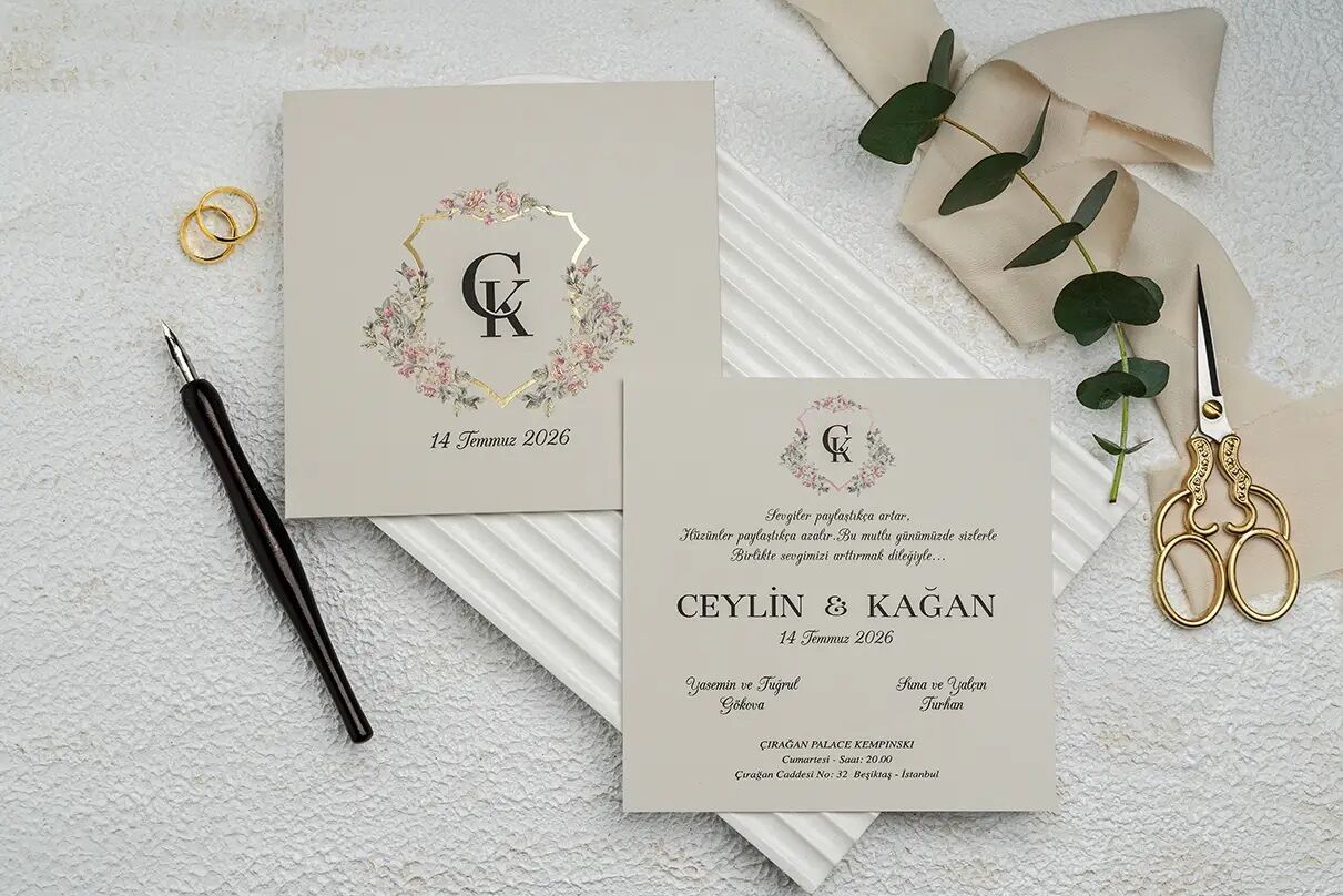 Nişan ve Düğün Davetiyesi
