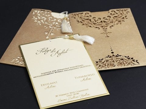 Lüks Düğün Davetiyeleri