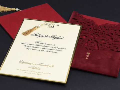 Lüks Düğün Davetiyeleri