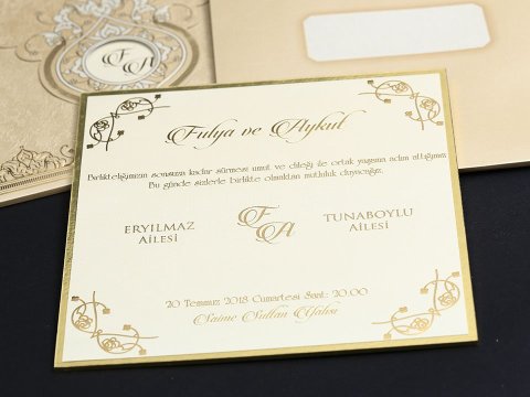 Lüks Düğün Davetiyeleri