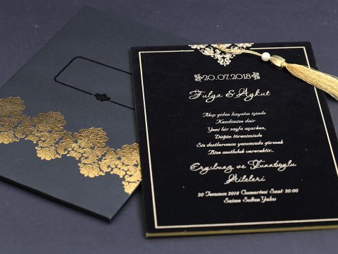 Lüks Düğün Davetiyeleri