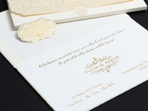 Lüks Düğün Davetiyeleri