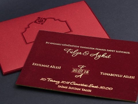 Lüks Düğün Davetiyeleri