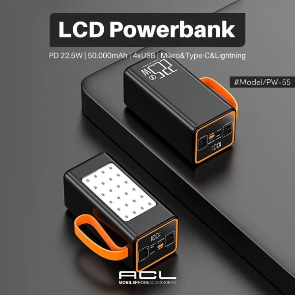 ACL PW-55 LCD Powerbank Powerbank