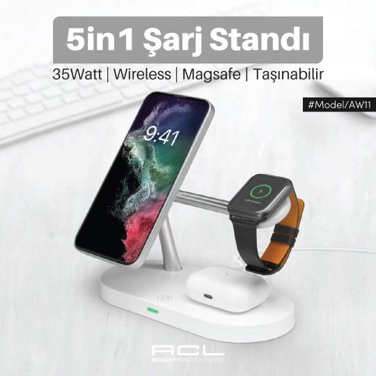 ACL Aw-11  Magsafe Wireless Kablosuz Şarjı Standı