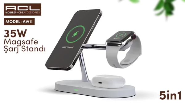 ACL Aw-11  Magsafe Wireless Kablosuz Şarjı Standı