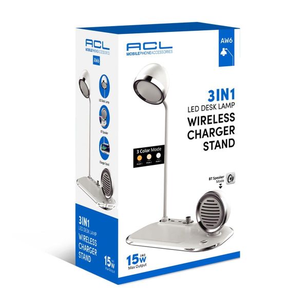 ACL Aw-6 Wireless Masa Lambalı Şarjı Standı