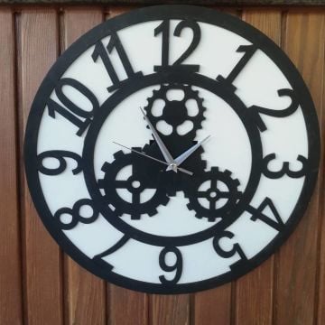 Ahşap Roma Rakamlı Saat