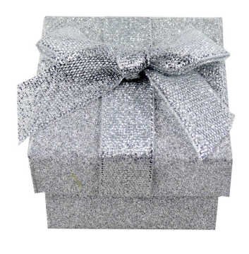 Kutu Karton Floklu Yaldizli Altin