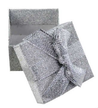 Kutu Karton Floklu Yaldizli Altin