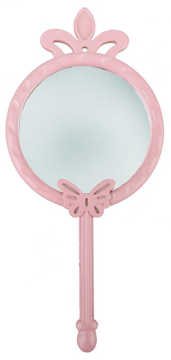 Ayna Plastik Kelebek ve Taçli Kırmızı