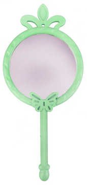 Ayna Plastik Kelebek ve Taçli Kırmızı