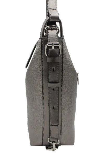 Yumuşak Kadın Gri Omuz ve Sırt Çantası