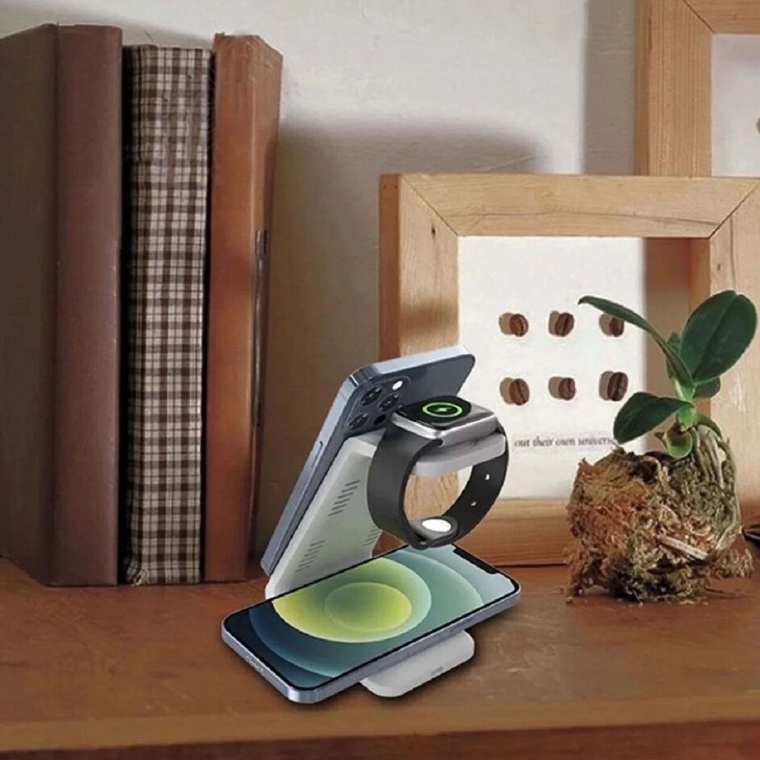 Acl Aw1 - 20w Iphone Watch / Android 3in1 Kablosuz Wireless Şarjlı Standı