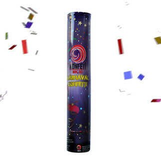 KONFETİ KARNAVAL METAL TÜP 30CM PK:1